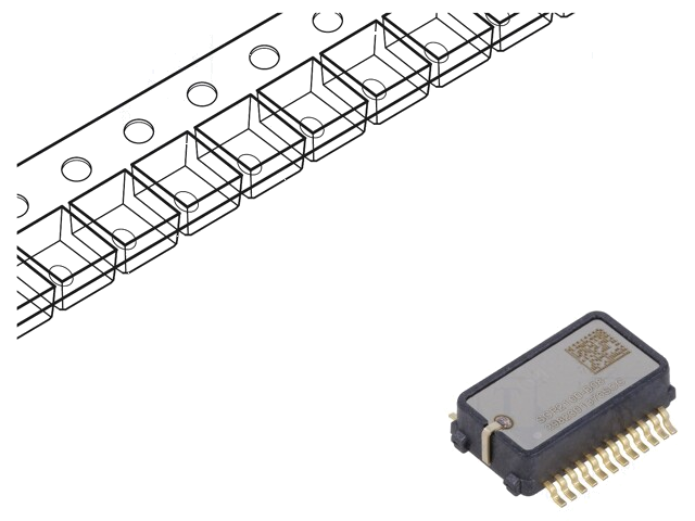 Sensor: positie; 3÷3,6VDC; SPI; SMD,SMT; -40÷125°C; Bereik: ±125°/s Sensor: positie; 3÷3,6VDC; SPI; SMD,SMT; -40÷125°C; Bereik: ±125°/s